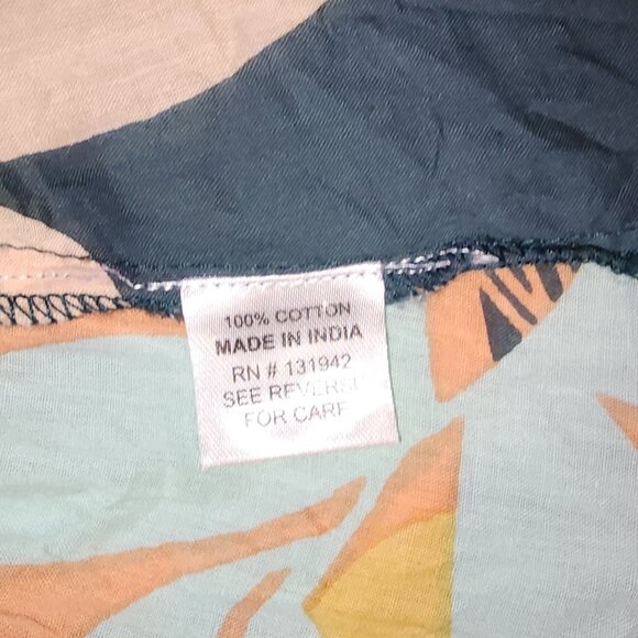 Boutique Chic Connections XL Women's Vneck popover 100% cotton blouse - Picture 8 of 16